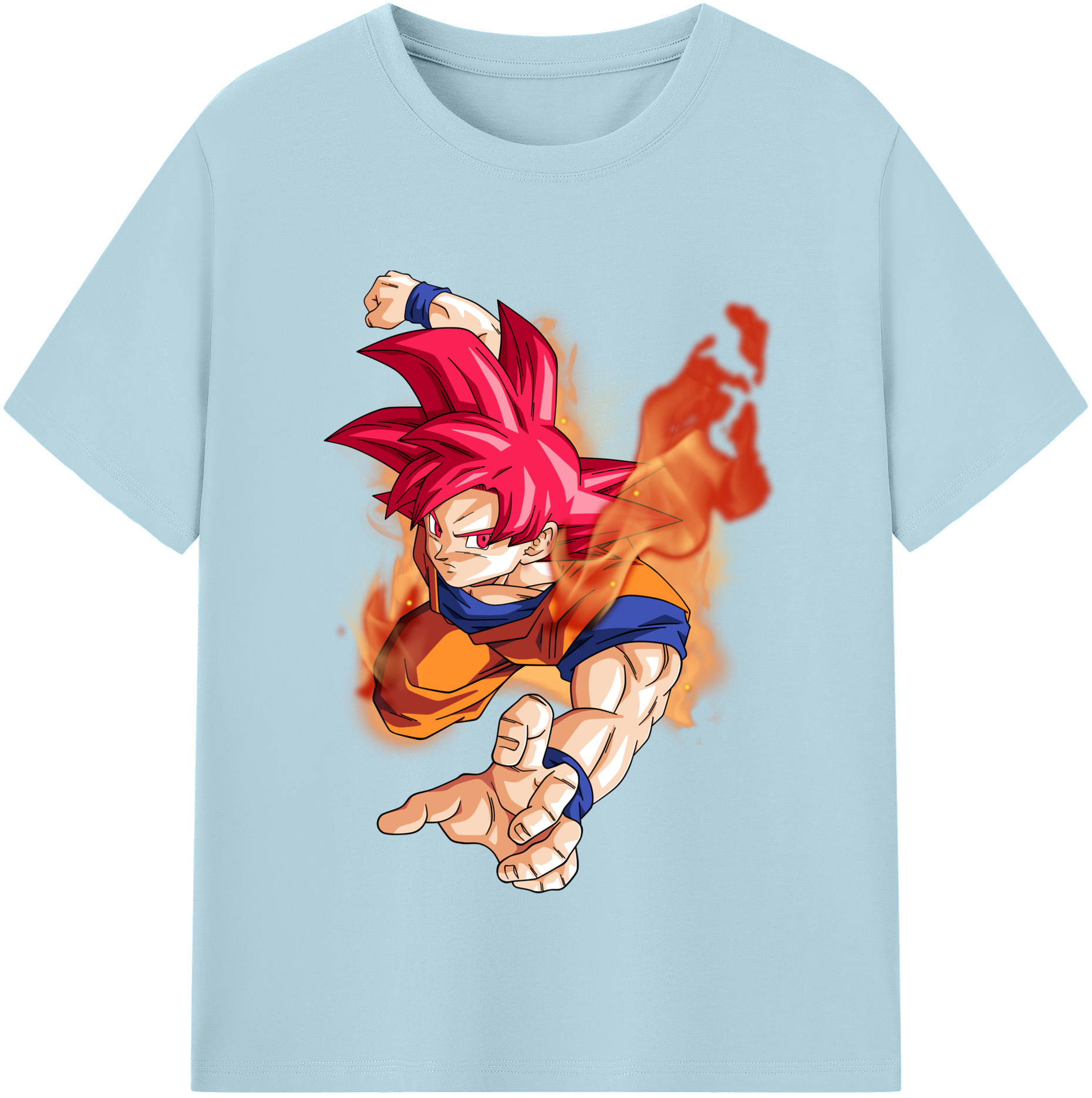 （画像用） ドラゴンボール 孫悟空（そん ごくう）Son Goku カカロット DRAGON BALL Kakarotto 綿100％半袖Tシャツ（フロントプリント）